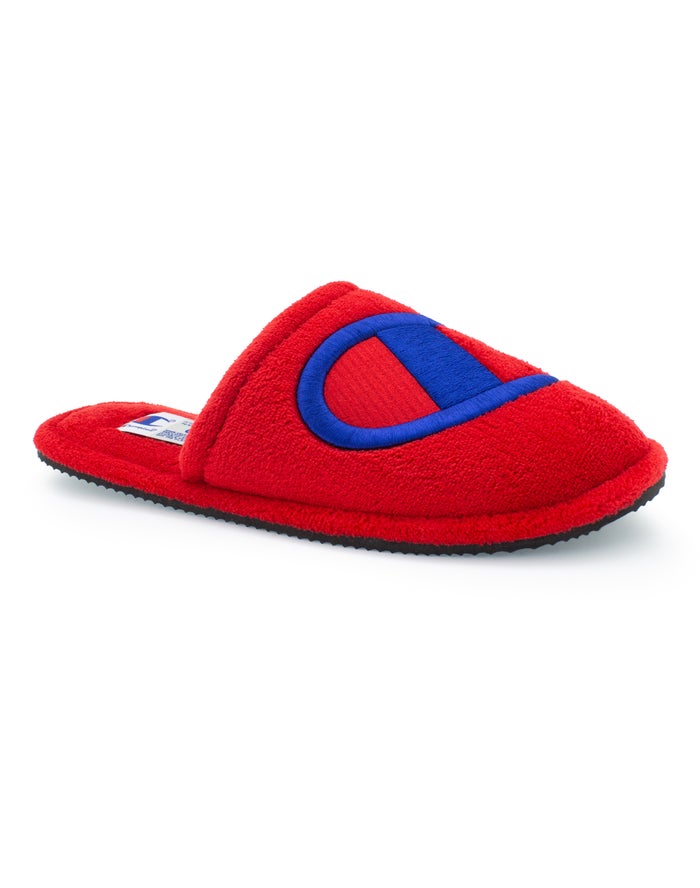 Champion Sleepover Slippers Heren - Rood - Belgie 8152IYKDZ